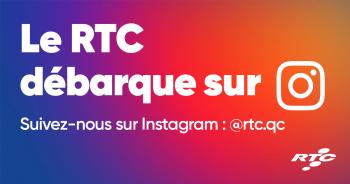 Le RTC débarque sur Instagram!