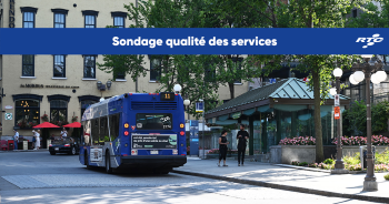 Sondage sur la qualité des services