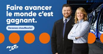 Faire avancer le monde c'est gagnant. Devenez chauffeur(e)