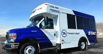 Nouveau visuel des minibus STAC