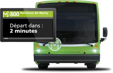 Comment vérifier l'horaire de son bus, sans accès à Internet ? 