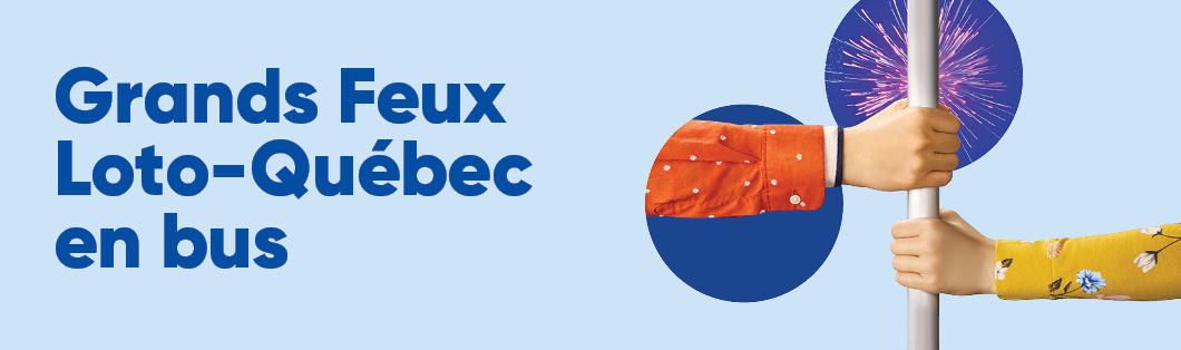 Grands Feux Loto-Québec en bus
